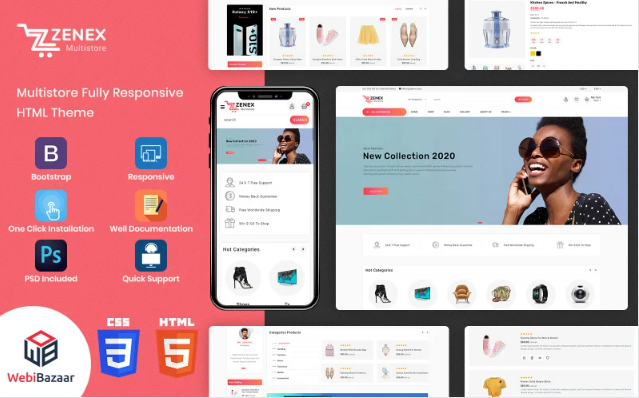 Zenex - HTML5 eCommerce Website Template