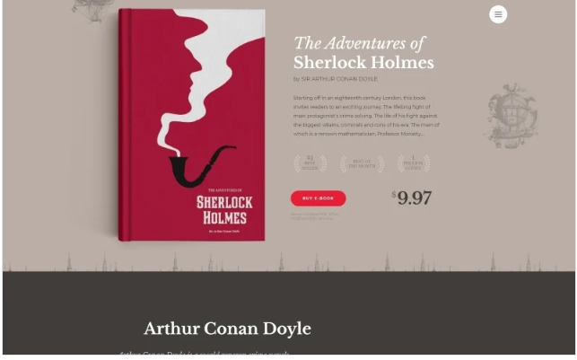 eBooks Website Template