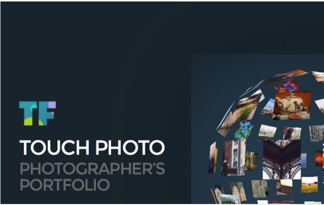 Touch Photo Website Template