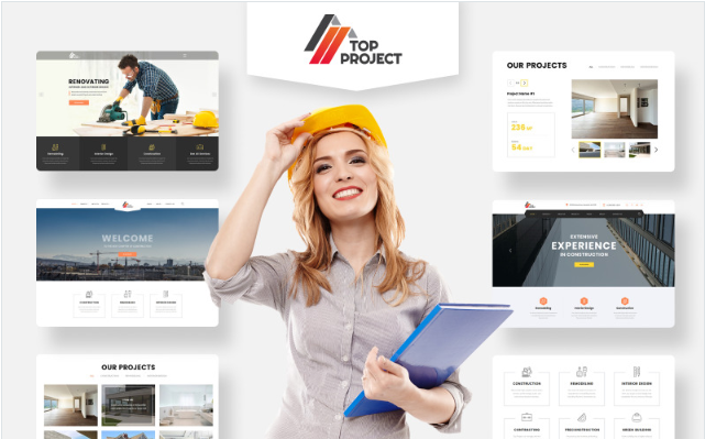Top Project - Construction Company Multipurpose HTML Website Template