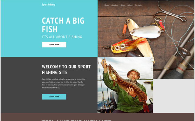 Sport Responsive Website Template