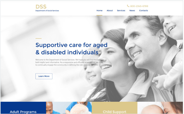 Social Foundation Responsive Website Template