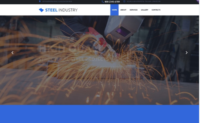 Steelworks Responsive Website Template