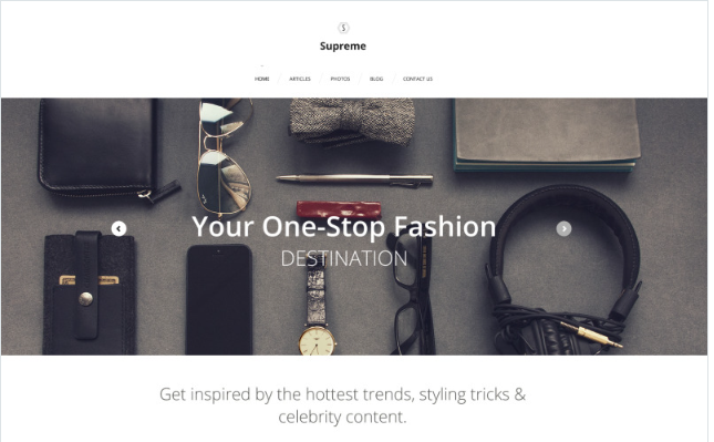 Supreme Website Template