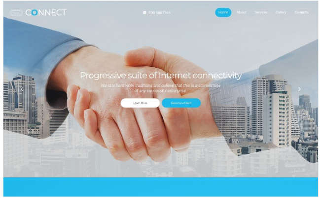 ISP Responsive Website Template