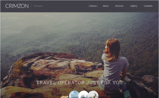 Crimzon Website Template