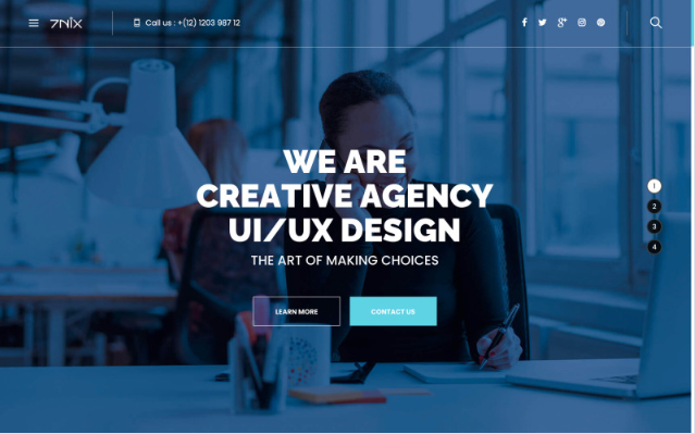 7NIX - HTML5 Multipurpose Template