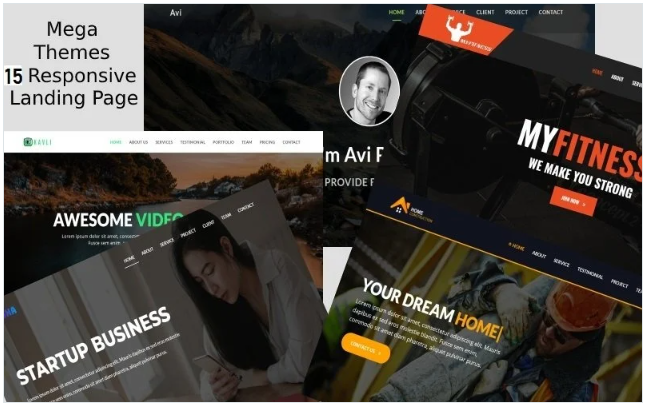 15 multipurpose Business Website Template