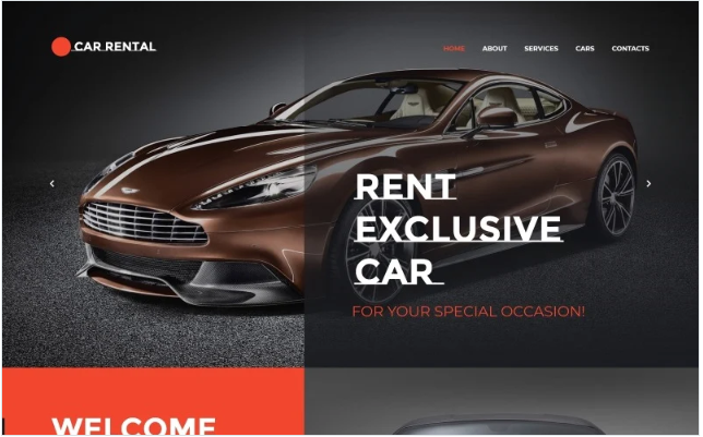 Car Rental Website Template