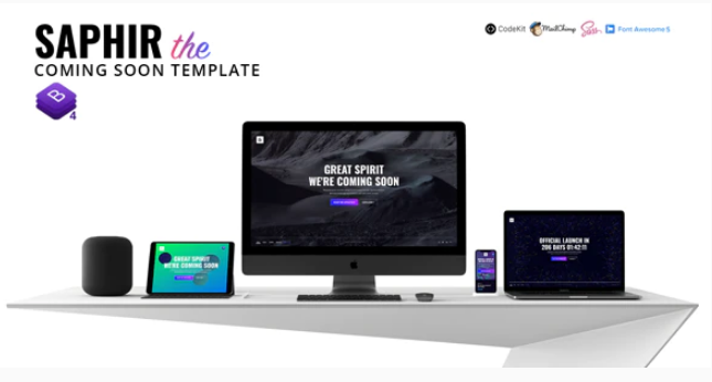 SAPHIR - The Coming Soon Template