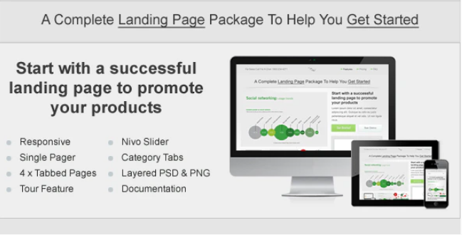 Start. Responsive Landing Page