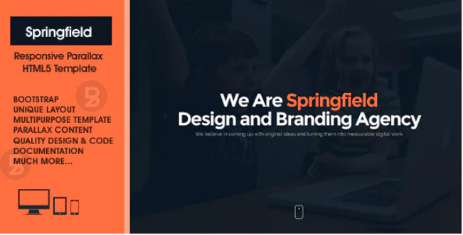 Springfield - Responsive HTML5 Parallax Theme