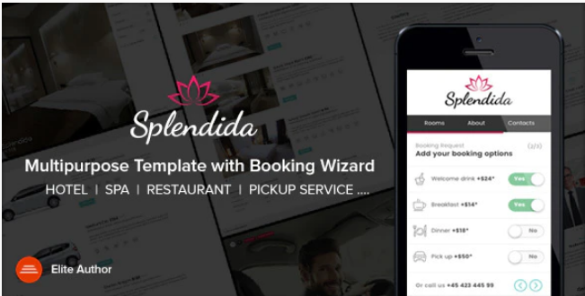 Splendida | Multipurpose template with Booking Wizard