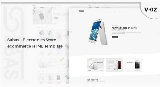 Subas – Electronics Store eCommerce HTML Template