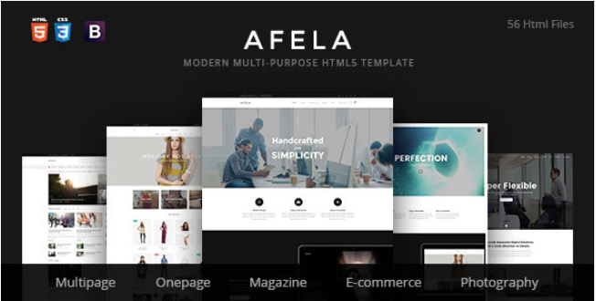 Afela | Flexible Multi-Purpose HTML5 Template