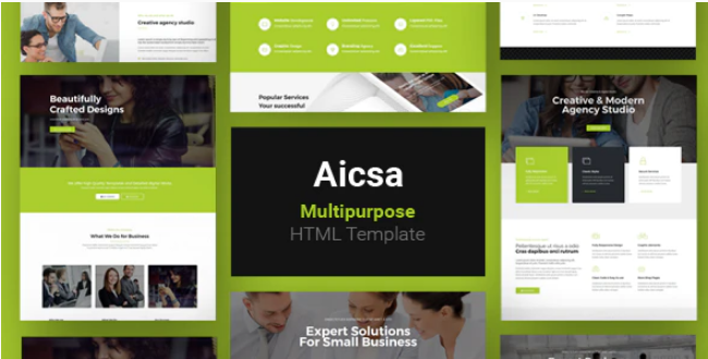 Aicsa - Multipurpose HTML Template