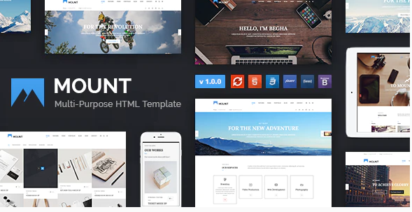 Mount – Multi-purpose Business HTML Template