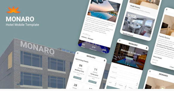 Monaro - Hotel Mobile Template