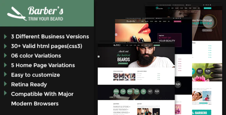 Barber - Html Template for Hair Salon