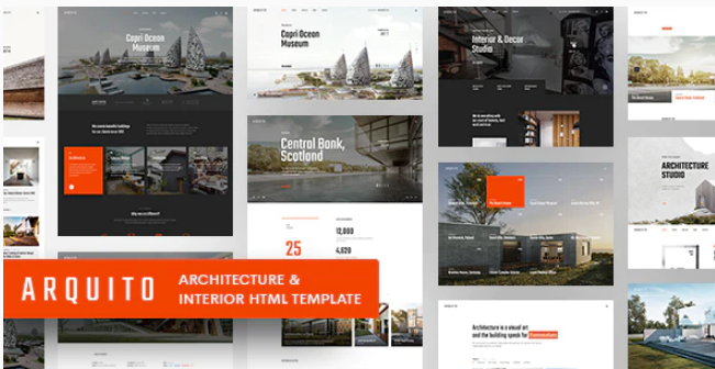Arquito - 3D Architecture & Interior HTML Template