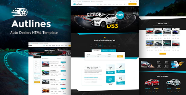 Autlines - Autodealer HTML Template