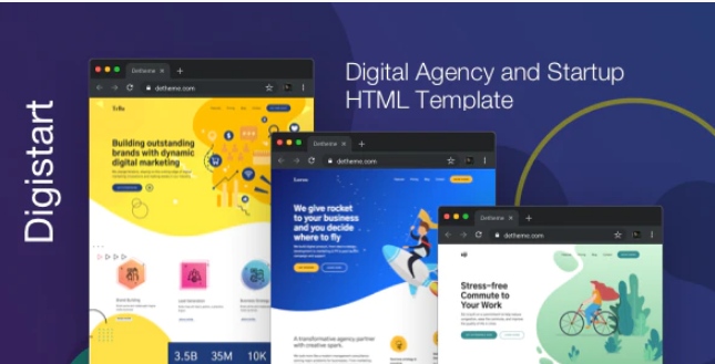Digistart - Digital Company HTML Template