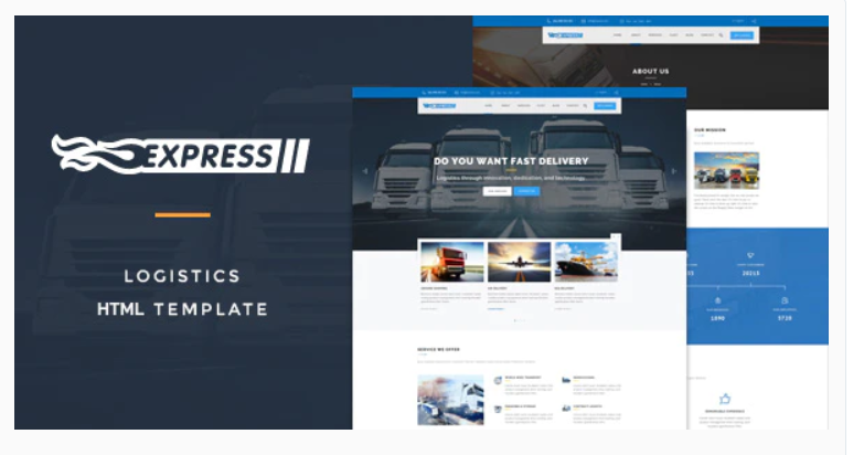 Express Logistics - Transport HTML Template