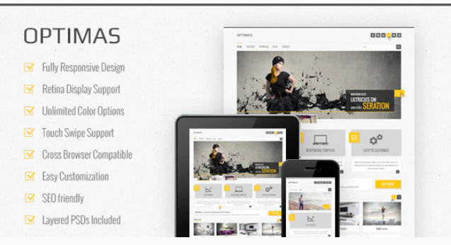 Optimas - Responsive Multipurpose Template