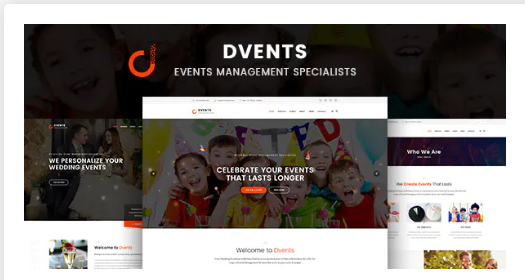 Dvents - HTML Template