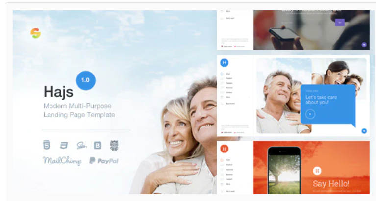 Hajs - Modern Multi-Purpose Landing Page Template