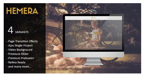 Hemera - Responsive Unique HTML 5 Template