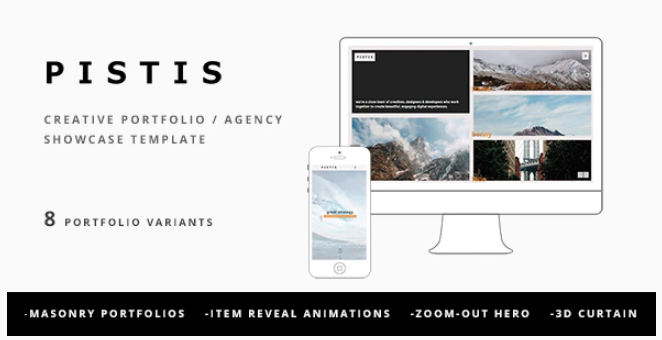 Pistis - Creative Portfolio / Agency Template