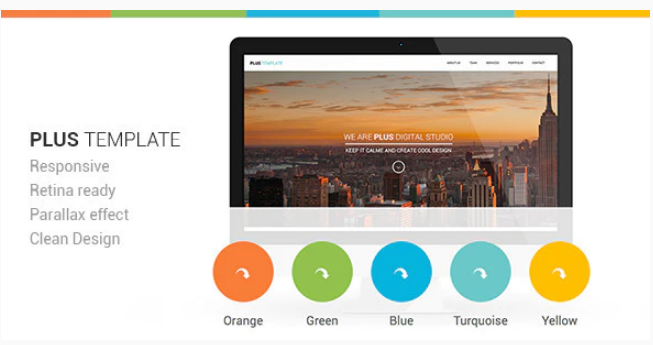 Plus Html One-Page Template