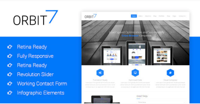 Orbit7 - Creative Multipurpose HTML5 Template