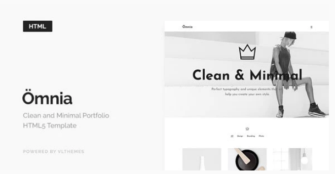 Omnia - Clean and Minimal Portfolio HTML5 Template