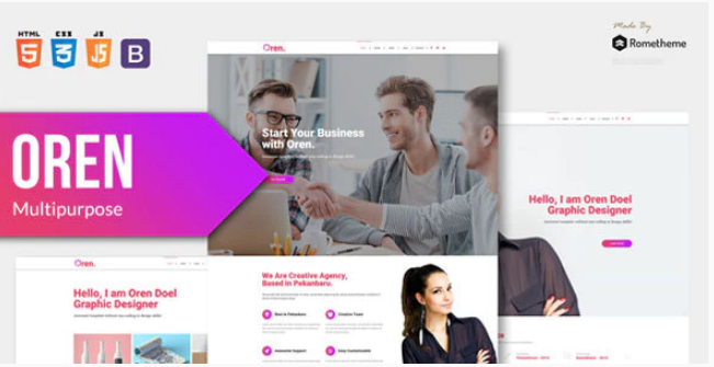 OREN - Responsive Multi-purpose HTML Template