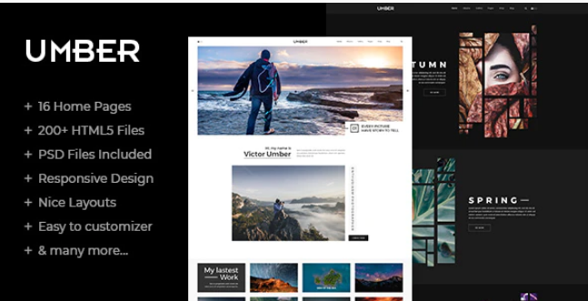 Umber | Photography HTML5 Template