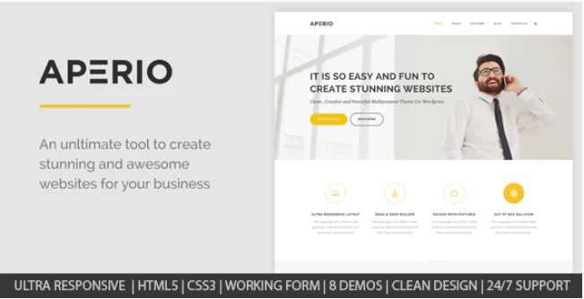 Aperio - Multipurpose HTML Template