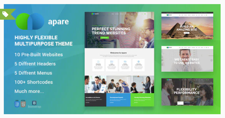 Apare - Responsive Multipurpose HTML5 Template