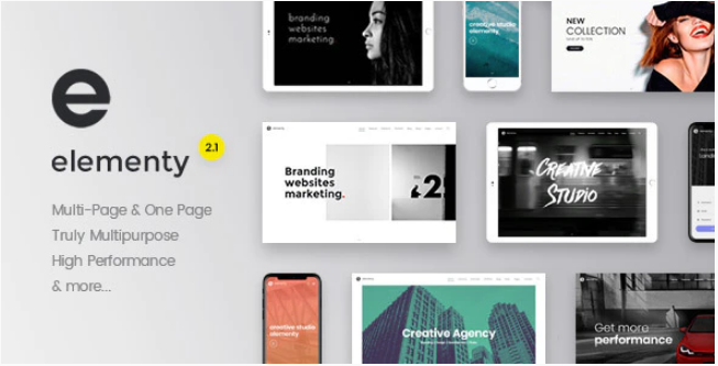 Elementy - Multipurpose One & Multi Page Template