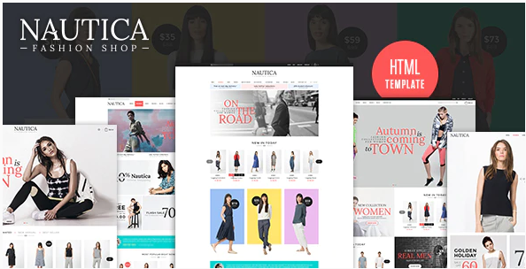 Nautica - Responsive HTML Template