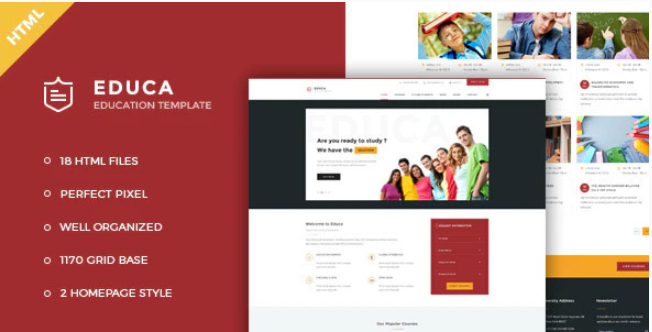 Educa - Education & Courses HTML Template
