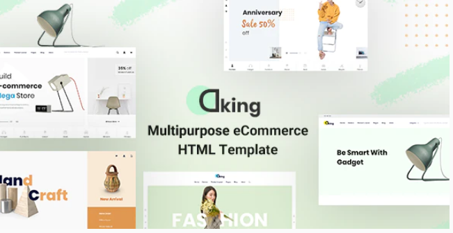 Dking - Multipurpose eCommerce HTML Template