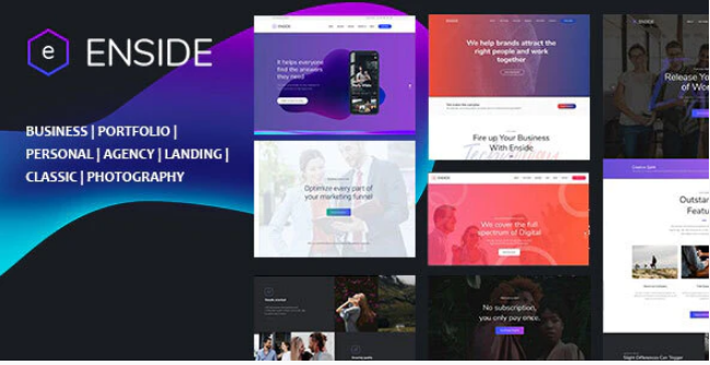 Enside - Multipurpose Onepage Template