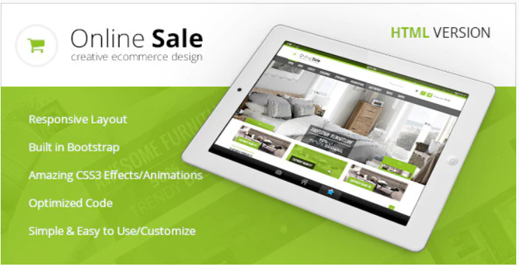 Online Sale - Responsive HTML5 eCommerce Template