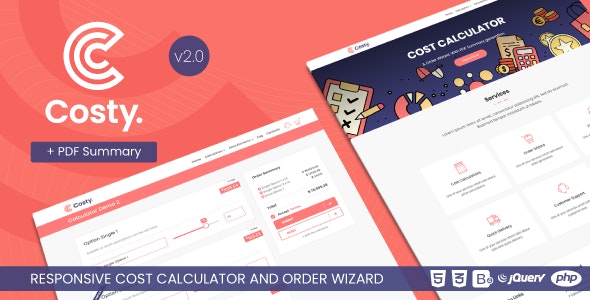 Costy | Cost Calculator and Order Wizard