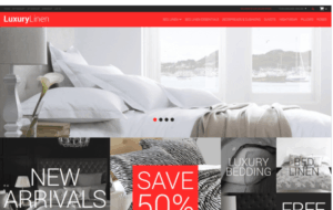 Luxury Linen Store Magento Theme