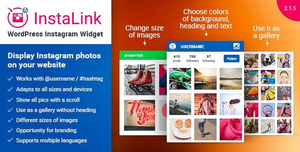 Instagram Widget WordPress Instagram Widget 2.2.0