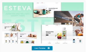 Esteva - Nutrition and Wellness Shopify Theme