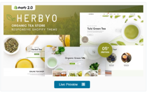 Herbyo - Organic Tea Store Shopify Theme